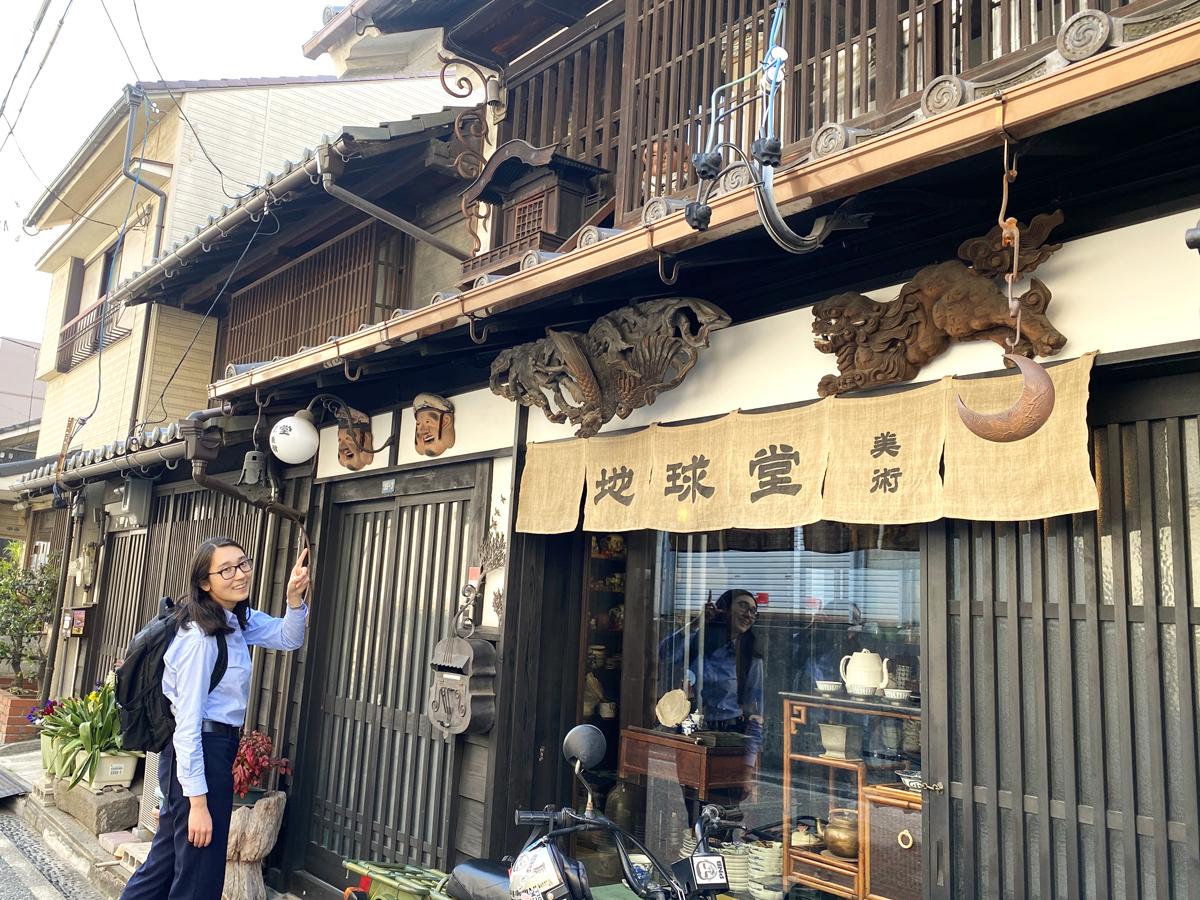 四間道的街景